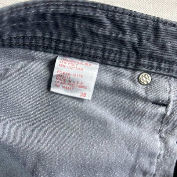 Adriano Goldschmied Gray Corduroy Geffen Slouchy Slim Fit Pants Mens Size 38x31 - Picture 8 of 11